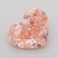 1.54 Ct. Fancy Vivid Pink Heart Lab Grown Diamond