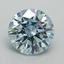 3.04 Ct. Fancy Intense Blue Round Lab Grown Diamond