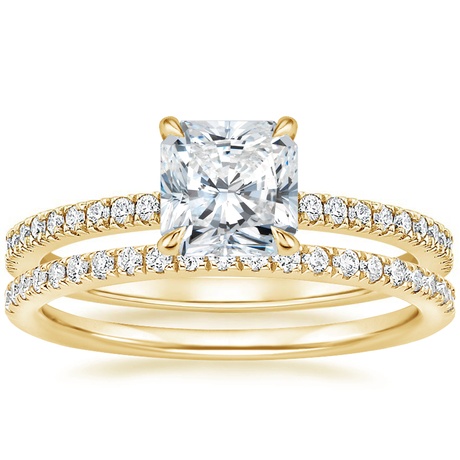 18K Yellow Gold Viviana Diamond Bridal Set (2/5 ct. tw.)