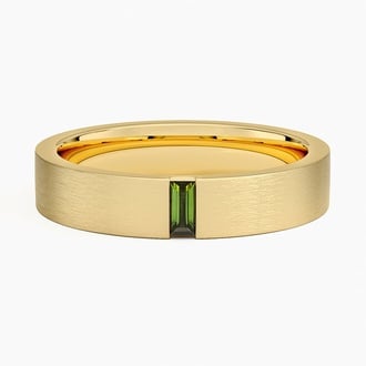 Apollo Green Tourmaline Wedding Ring - Brilliant Earth