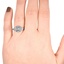 The Cadis Ring, smallzoomed in top view on a hand