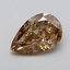 2.91 Ct. Fancy  Brown Pear Lab Grown Diamond