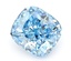 1.03 Ct. Fancy Vivid Blue Cushion Lab Grown Diamond
