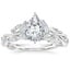 18K White Gold Secret Garden Diamond Ring (1/2 ct. tw.), smalltop view
