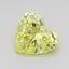 1.02 Ct. Fancy Intense None Yellow Heart Lab Grown Diamond