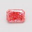 0.53 Ct. Fancy Vivid Pink Radiant Lab Grown Diamond