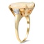 The Oprah Ring, smalltop view on a hand