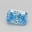 0.44 Ct. Fancy Vivid Blue Radiant Lab Grown Diamond