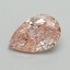 0.71 Ct. Fancy Intense Pink Pear Lab Grown Diamond