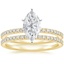 18K Yellow Gold Luxe Ballad Bridal Set (1/2 ct. tw.)