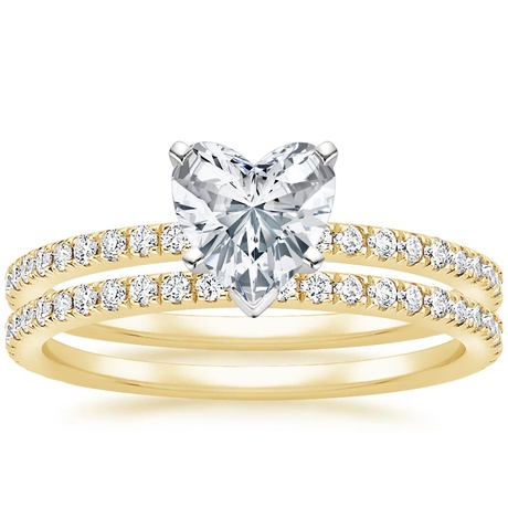 18K Yellow Gold Luxe Ballad Bridal Set (1/2 ct. tw.)
