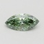 0.54 Ct. Fancy Vivid Green Marquise Lab Grown Diamond