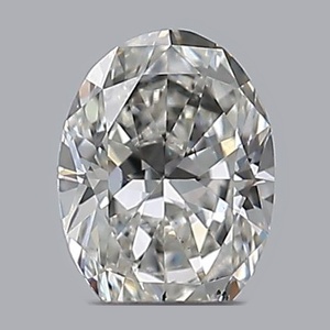Oval diamond — real photo