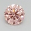 1.42 Ct. Fancy Intense Pink Round Lab Grown Diamond