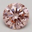 3.00 Ct. Fancy Intense Pink Round Lab Grown Diamond