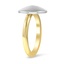 The Adi Ring, smalltop view on a hand