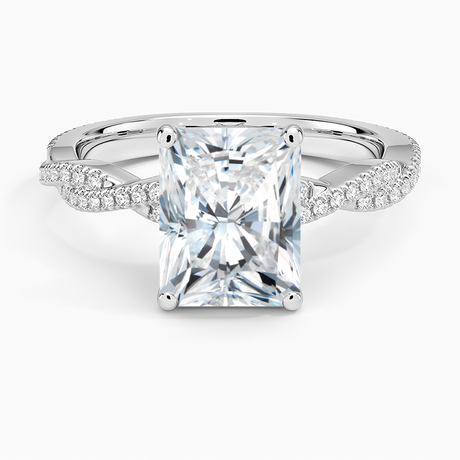 Scalloped Engagement Ring