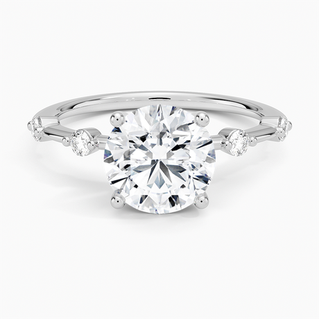 Platinum Aimee 1.4mm Diamond Ring
