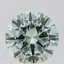 3.01 Ct. Fancy Intense  Green Round Lab Grown Diamond