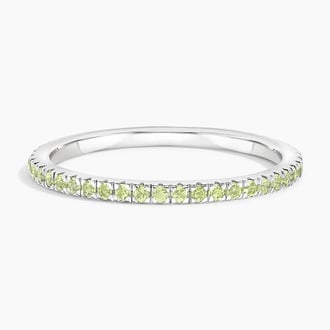 Luxe Ballad Peridot Ring in Platinum