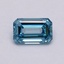 1.12 Ct. Fancy Intense Blue Emerald Lab Grown Diamond
