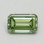 0.70 Ct. Fancy Intense Green Emerald Lab Grown Diamond