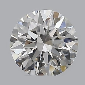 Round diamond — real photo