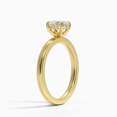 Audrey Perfect Fit Hidden Halo 2mm Diamond Ring
