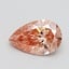 1.50 Ct. Fancy Intense Pink Pear Lab Grown Diamond