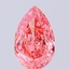 1.51 Ct. Fancy Vivid Pink Pear Lab Grown Diamond