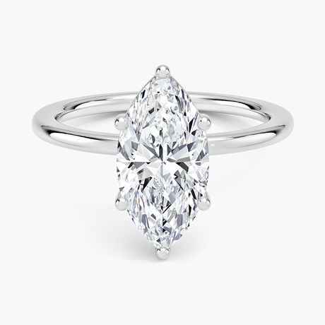 Platinum Perfect Fit 1.4mm Solitaire Ring