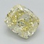 1.65 Ct. Fancy Yellow Cushion Lab Grown Diamond