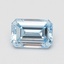 0.77 Ct. Fancy Intense Blue Emerald Lab Grown Diamond