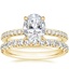 18K Yellow Gold Bliss Diamond Ring with Sienna Diamond Ring (1/2 ct. tw.)