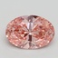 2.00 Ct. Fancy Intense Pink Oval Lab Grown Diamond