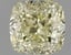 0.90 Ct. Fancy Light Yellow Cushion Diamond