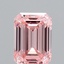1.55 Ct. Fancy Vivid Pink Emerald Lab Grown Diamond