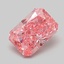1.02 Ct. Fancy Vivid Pink Radiant Lab Grown Diamond