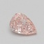 0.76 Ct. Fancy Intense Pink Pear Lab Grown Diamond