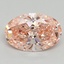 2.18 Ct. Fancy Vivid Pink Oval Lab Grown Diamond