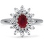 Modern Ruby Vintage Ring