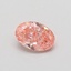 0.43 Ct. Fancy Vivid Pink Oval Lab Grown Diamond