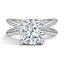 Custom Twisted Split Shank Solitaire Ring