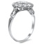 The Alamea Ring, smalltop view on a hand
