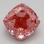 2.56 Ct. Fancy Vivid Pink Cushion Lab Grown Diamond