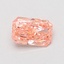 0.60 Ct. Fancy Vivid Pink Radiant Lab Grown Diamond