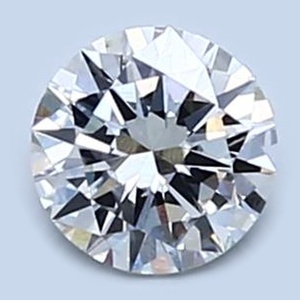Round diamond — real photo
