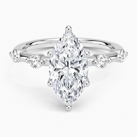 18K White Gold Aimee 1.7mm Diamond Ring