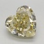 2.81 Ct. Fancy Yellow Heart Lab Grown Diamond