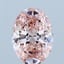 1.97 Ct. Fancy Vivid Pink Oval Lab Grown Diamond